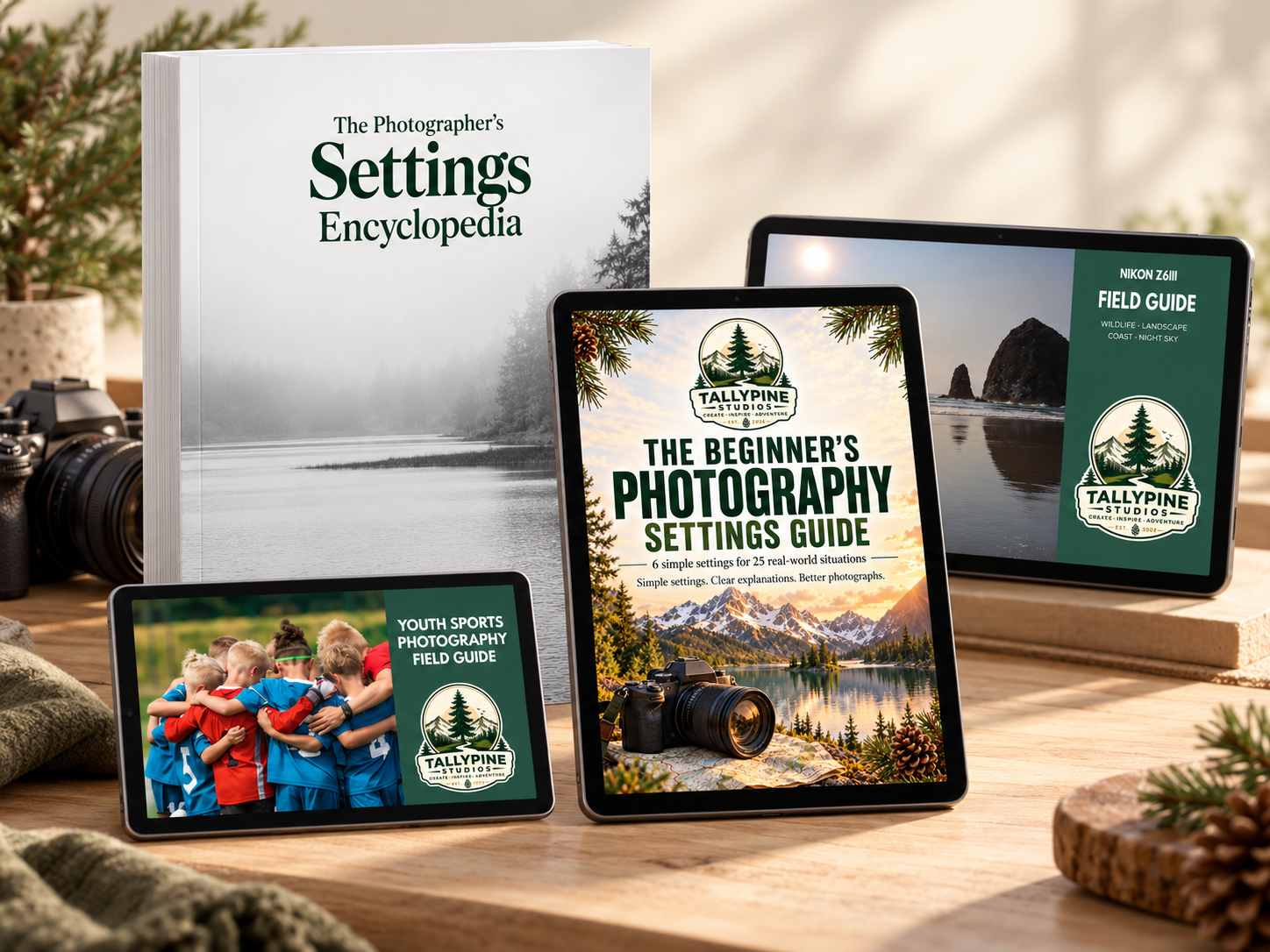 TallyPine photography books and digital field guides.